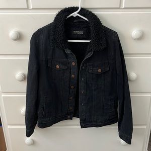 Cotton On Sherpa Lined Denim Jacket